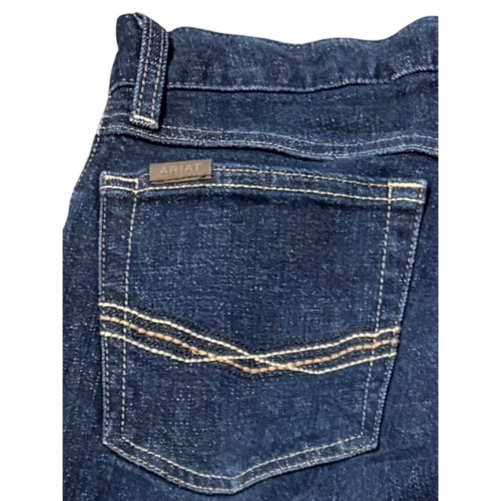 Ariat M1 Legacy Vintage Straight Leg Jeans Men's 32x34 Dark Wash Western - Picture 7 of 9